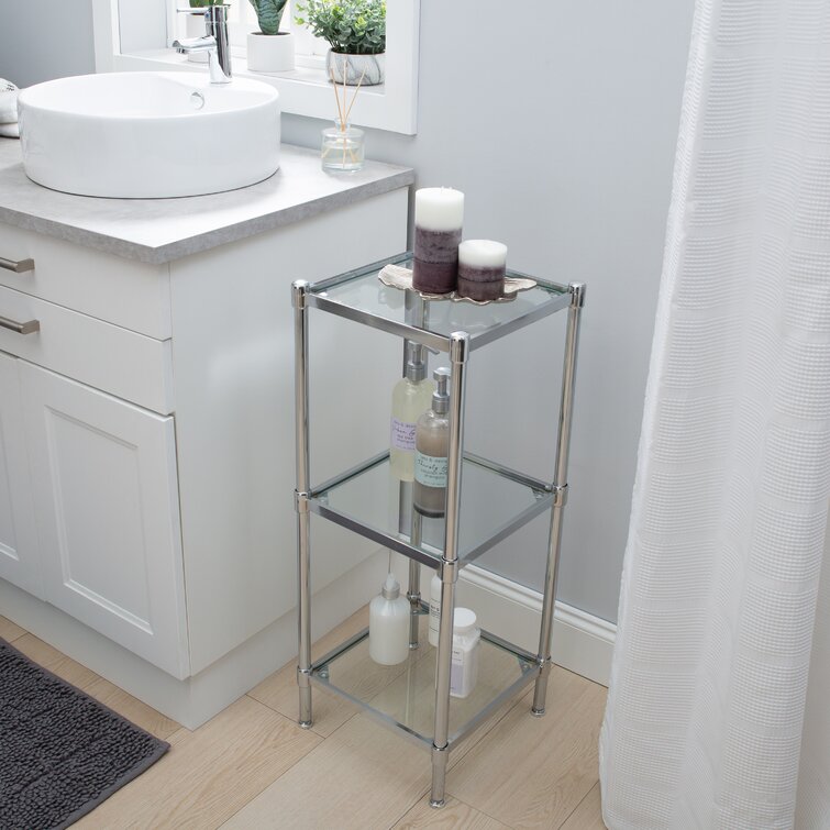 Cardoso Metal Freestanding Bathroom Shelves